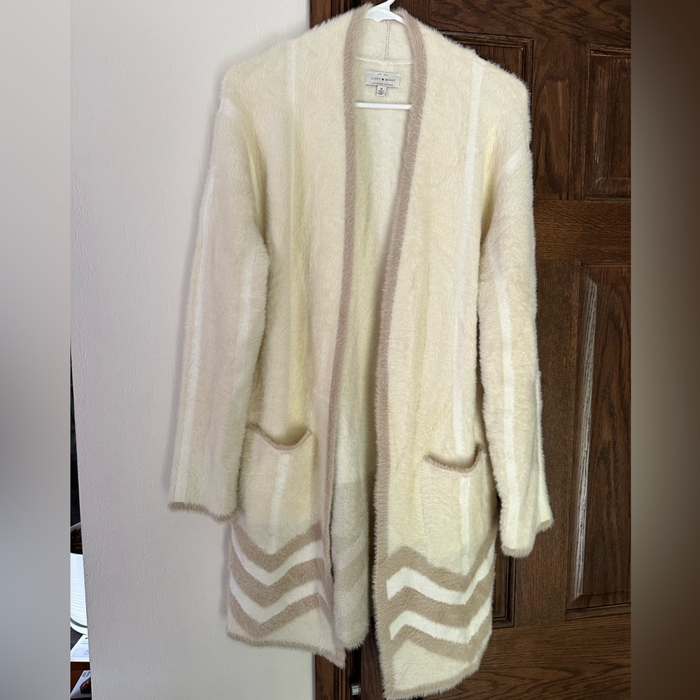 Soft Surroundings Cream Cardigan